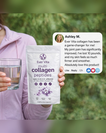 EverVita Advanced Collagen Formula– Hair, Skin, Joint & Recovery Support