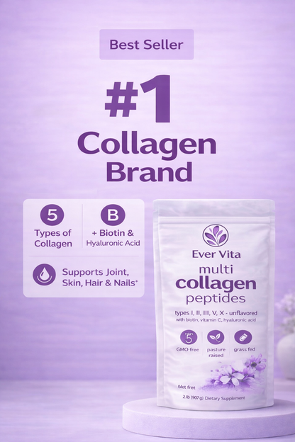 EverVita Advanced Collagen Formula– Hair, Skin, Joint & Recovery Support