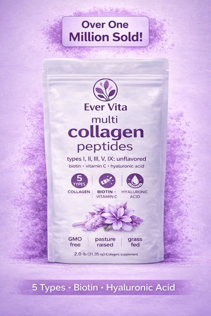 EverVita Advanced Collagen Formula– Hair, Skin, Joint & Recovery Support